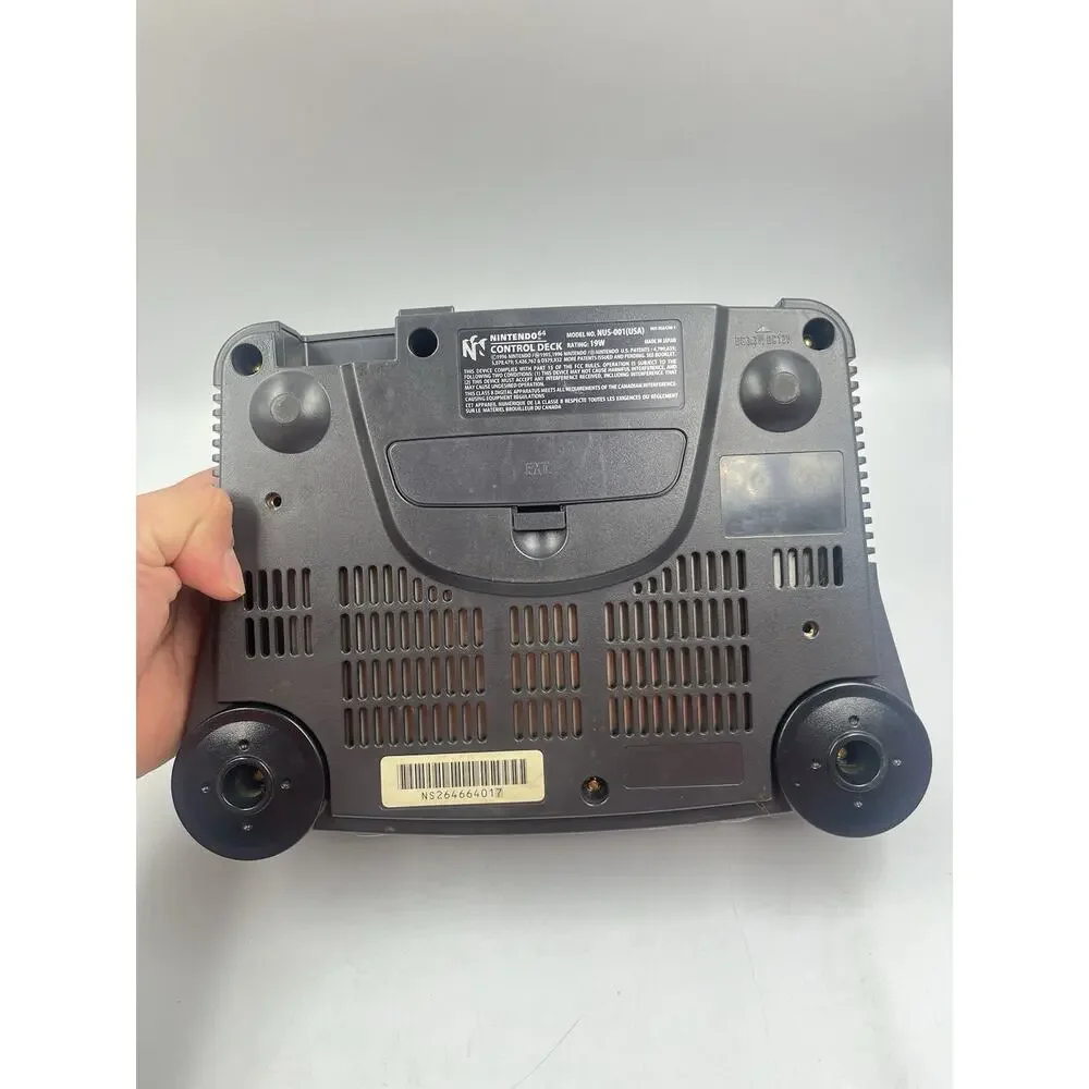 Nintendo 64 N64 Game Console Only NUS-001 Black - Tested & Working